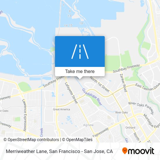 Mapa de Merriweather Lane