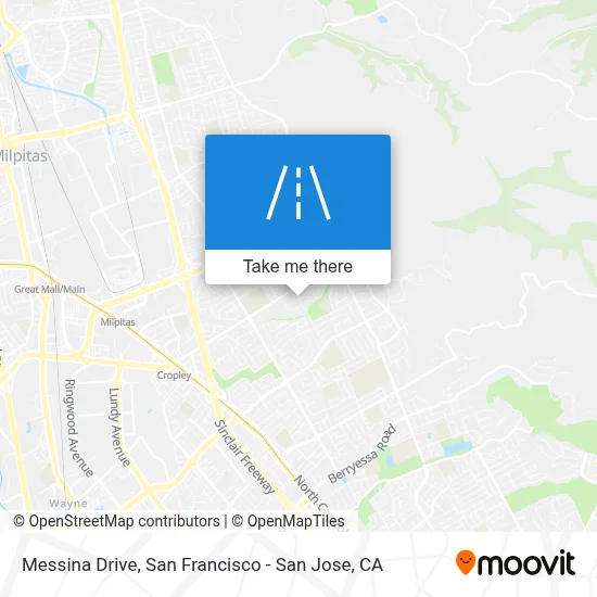 Messina Drive map