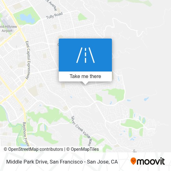 Mapa de Middle Park Drive