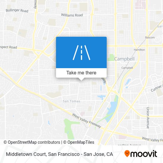 Middletown Court map