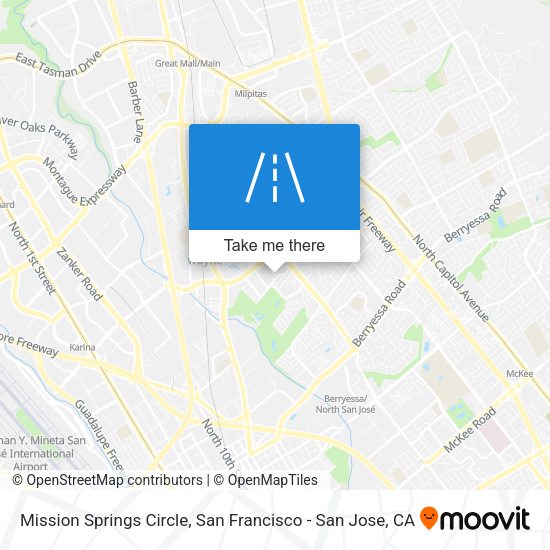 Mission Springs Circle map