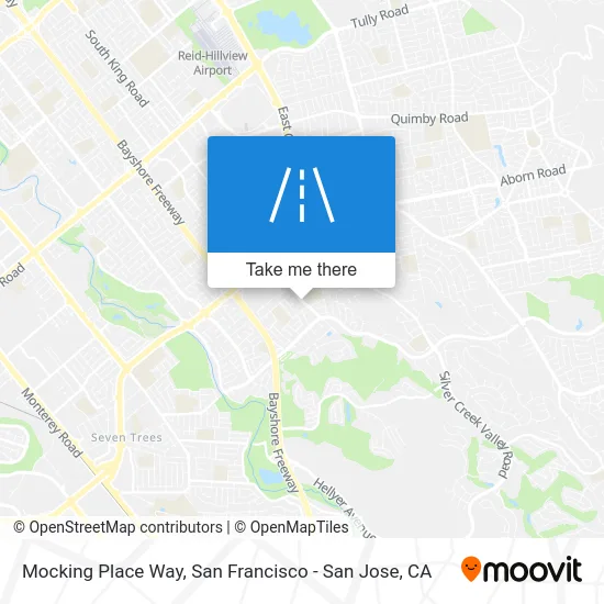 Mocking Place Way map