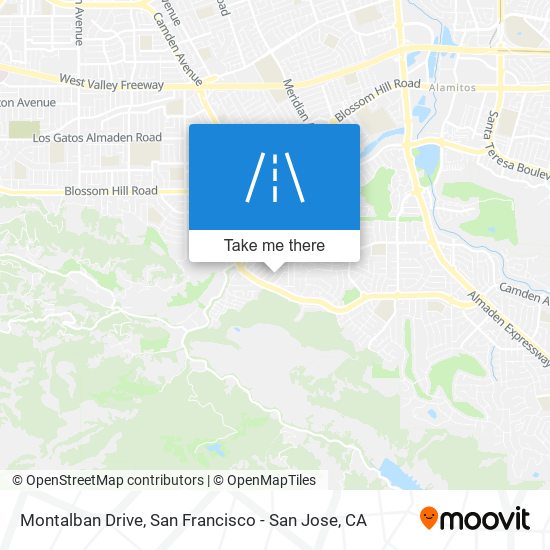 Montalban Drive map