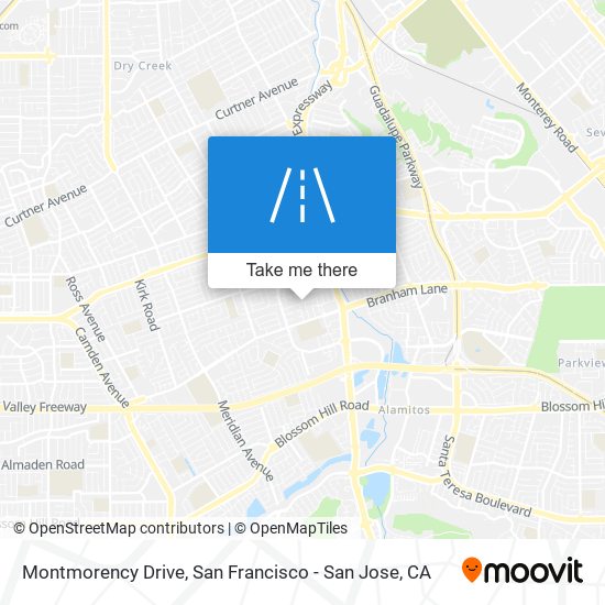 Montmorency Drive map