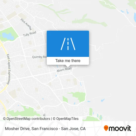 Mosher Drive map