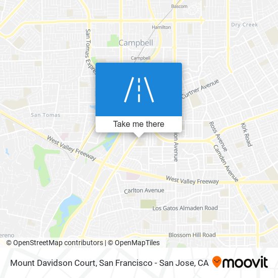 Mount Davidson Court map