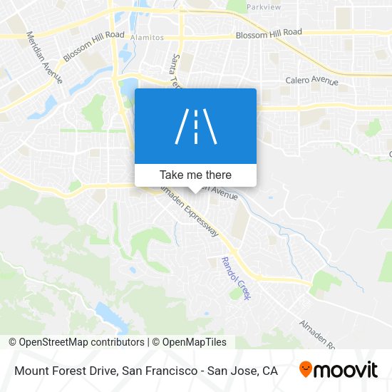 Mount Forest Drive map