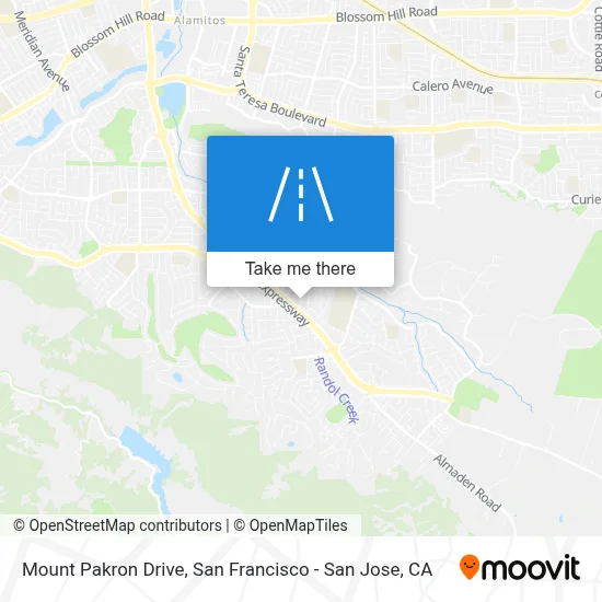 Mount Pakron Drive map