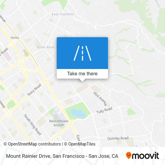 Mount Rainier Drive map