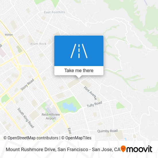 Mapa de Mount Rushmore Drive