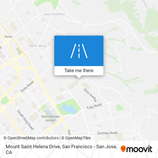 Mount Saint Helena Drive map