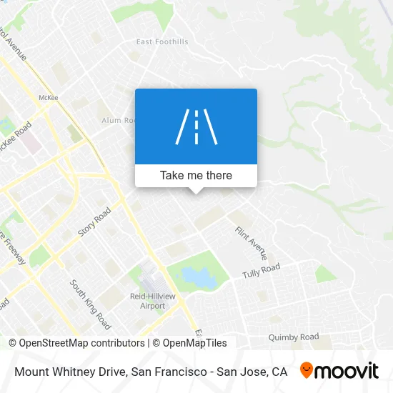 Mount Whitney Drive map