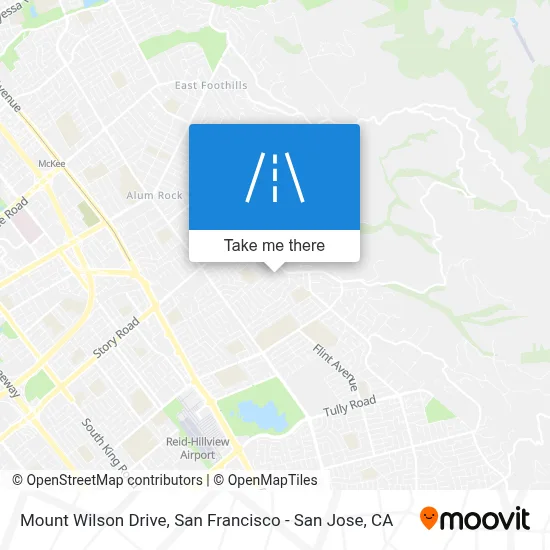 Mount Wilson Drive map