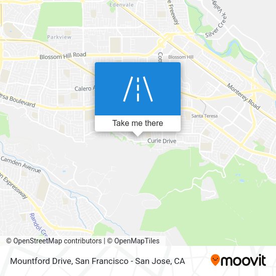 Mapa de Mountford Drive