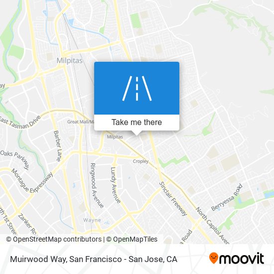 Muirwood Way map