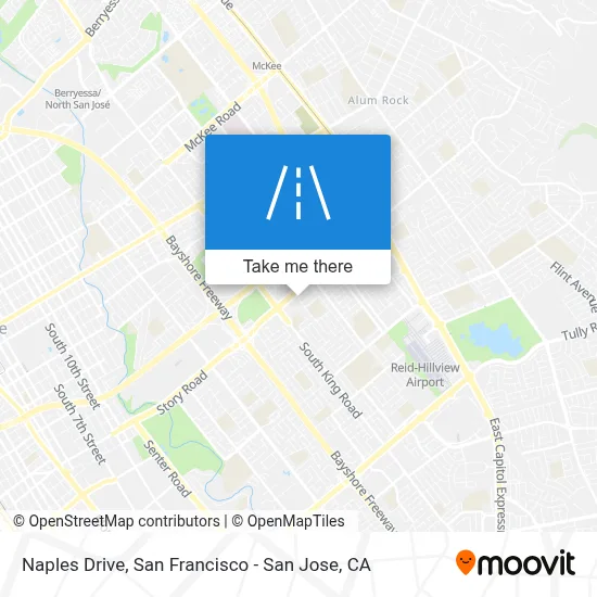 Naples Drive map