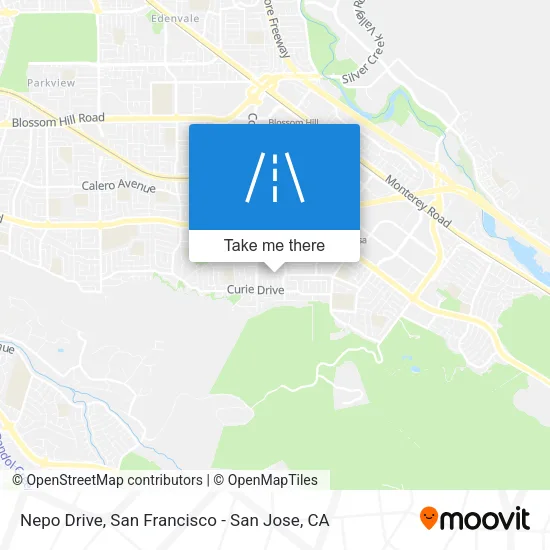 Nepo Drive map