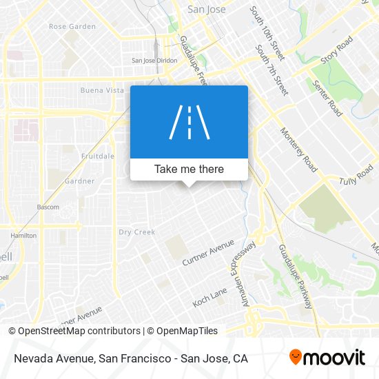 Nevada Avenue map