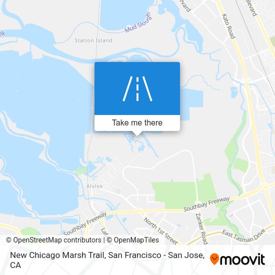 New Chicago Marsh Trail map