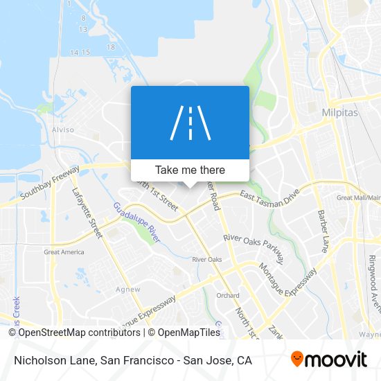 Mapa de Nicholson Lane