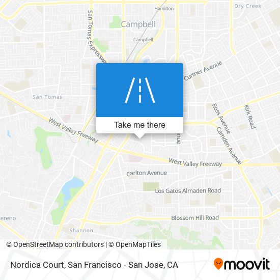 Nordica Court map