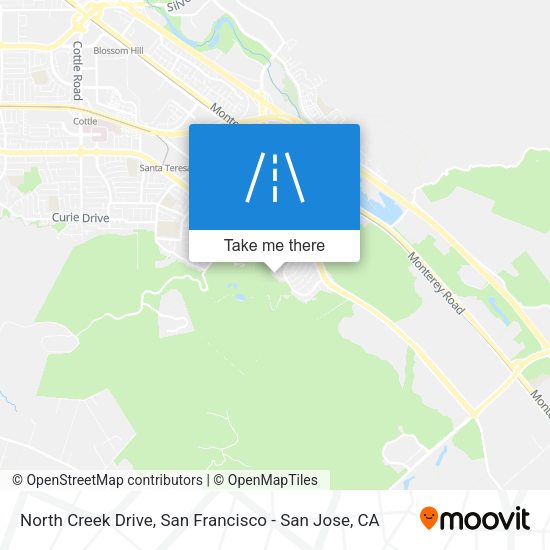 Mapa de North Creek Drive