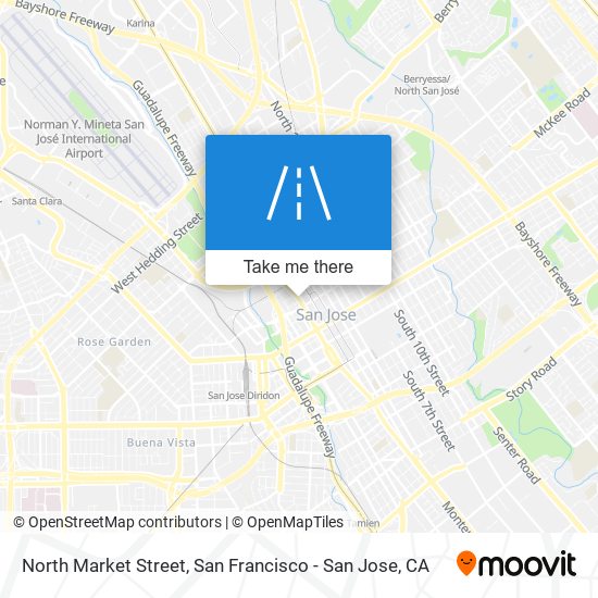 Mapa de North Market Street