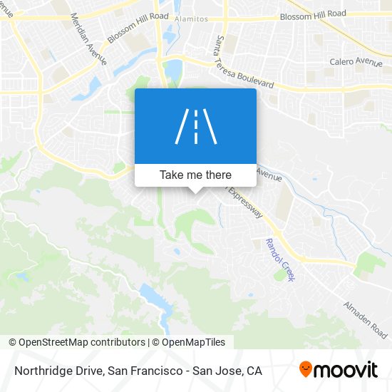 Northridge Drive map