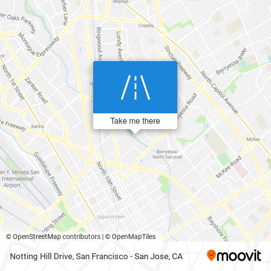 Mapa de Notting Hill Drive