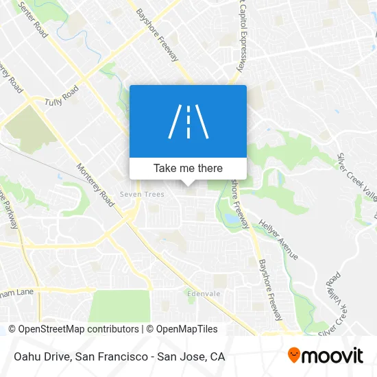 Oahu Drive map