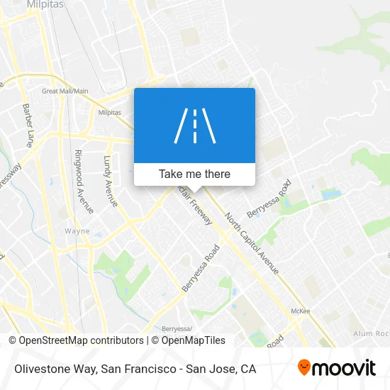 Olivestone Way map