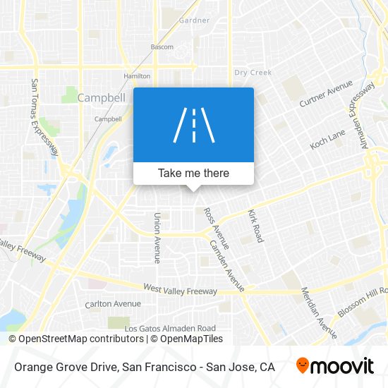 Orange Grove Drive map