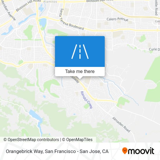 Mapa de Orangebrick Way