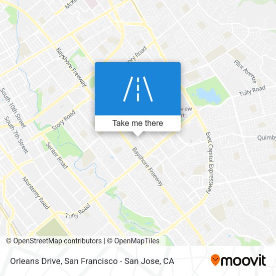 Mapa de Orleans Drive