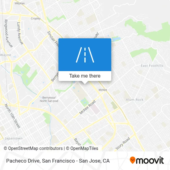 Pacheco Drive map