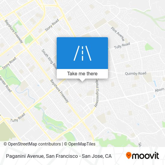 Paganini Avenue map