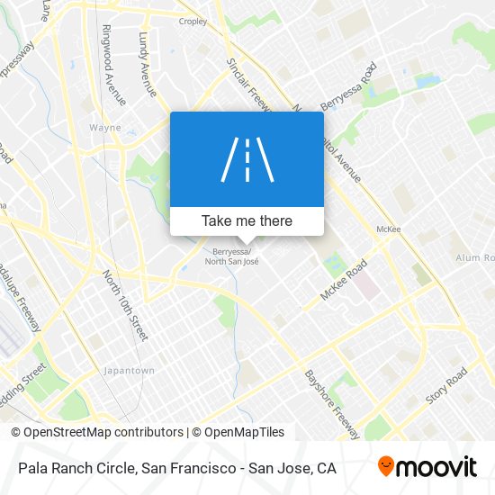 Mapa de Pala Ranch Circle