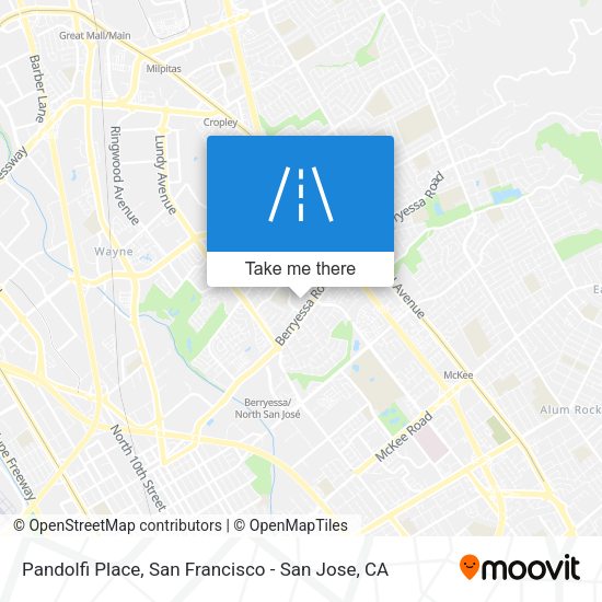 Mapa de Pandolfi Place