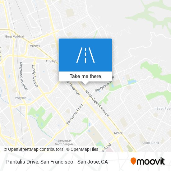 Pantalis Drive map