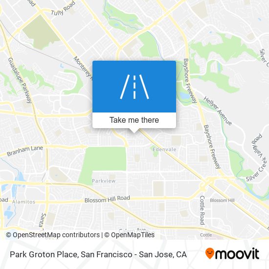 Park Groton Place map