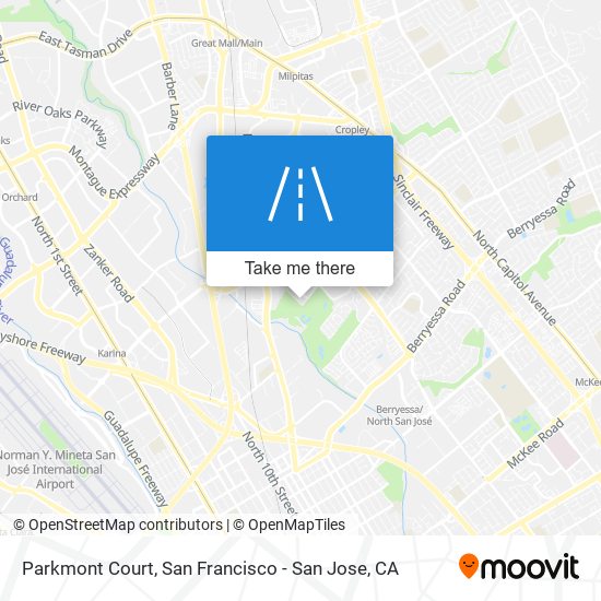 Mapa de Parkmont Court