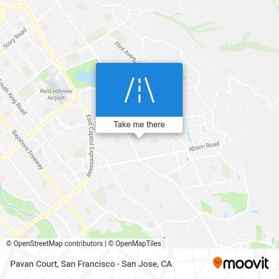 Pavan Court map
