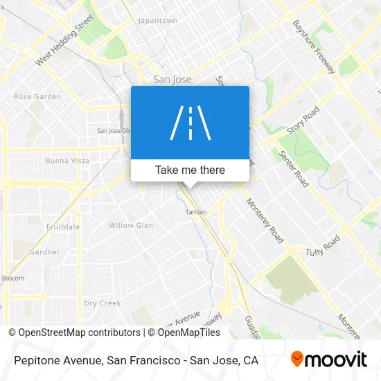 Pepitone Avenue map
