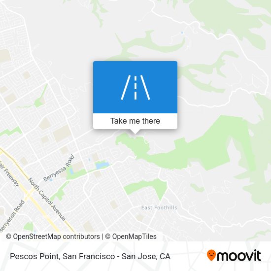 Mapa de Pescos Point