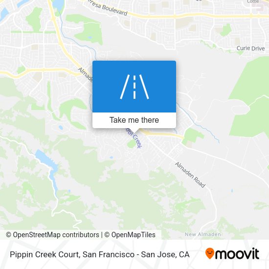 Pippin Creek Court map