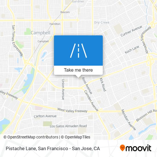 Pistache Lane map