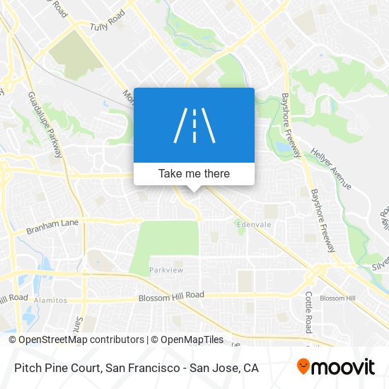 Pitch Pine Court map