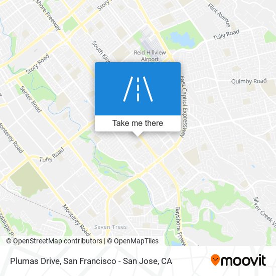 Plumas Drive map