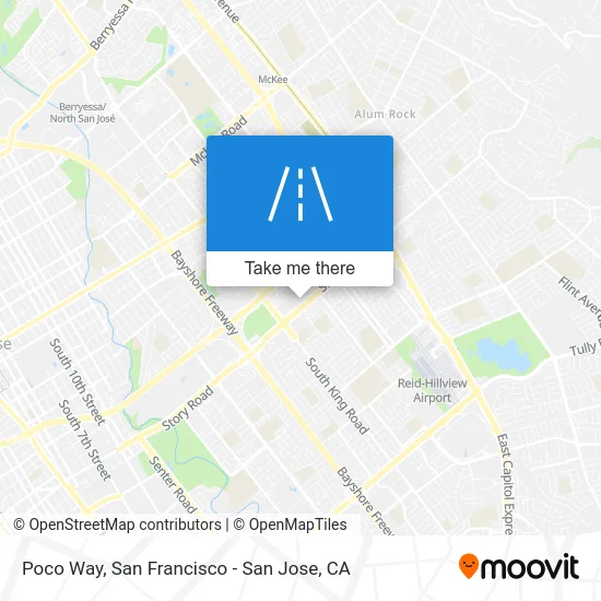 Poco Way map