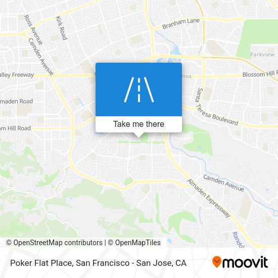 Poker Flat Place map